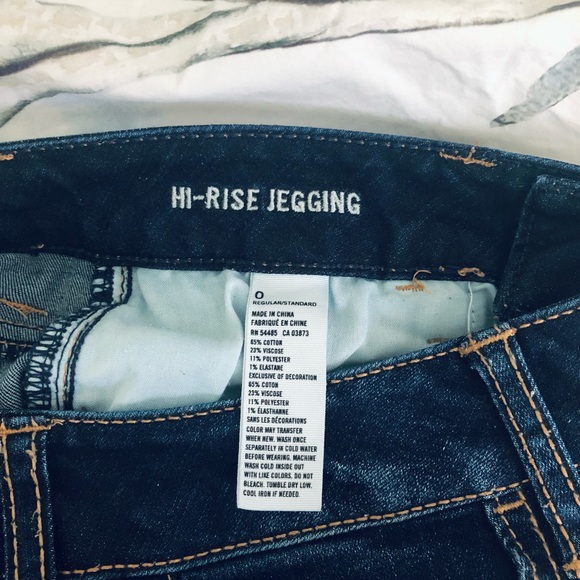 American Eagle Hi-Rise Jeggings - Size 0 - Picture 6 of 6